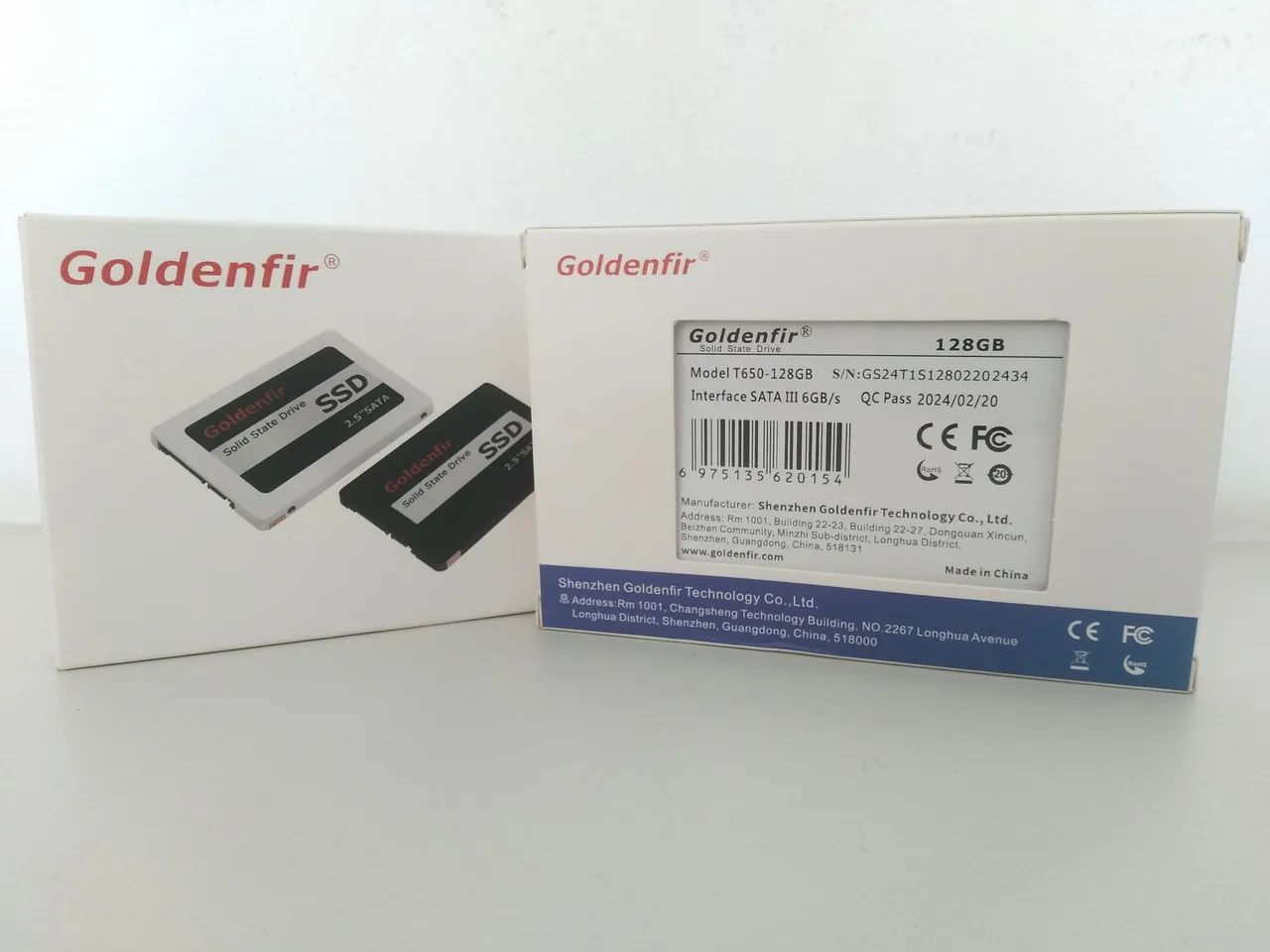 SSD 128GB 2.5 SATA III 6GB/s Goldenfir T650 ORIGINAL