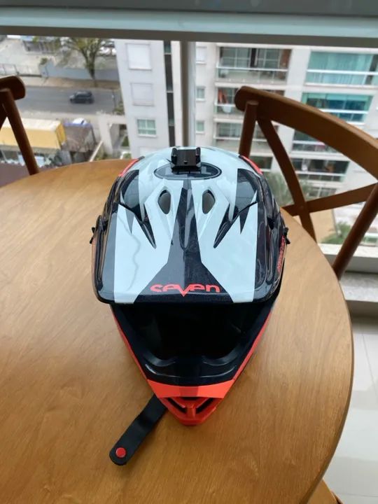 Capacete Bell  MX-9 Seven Azul Marinho  -  Tamanho 56