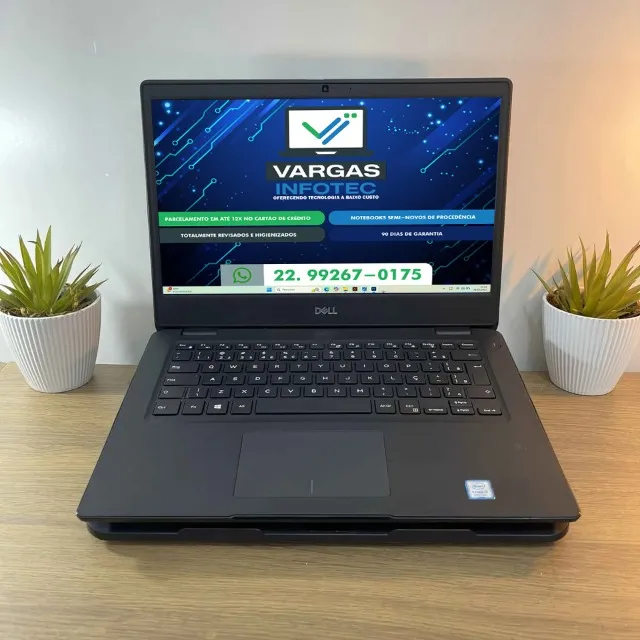 NOTEBOOK DELL LATITUDE 3400 - I5 8265U / 8GB RAM / 64GB SSD M.2 / 1TB HD / 14" / W10 PRO