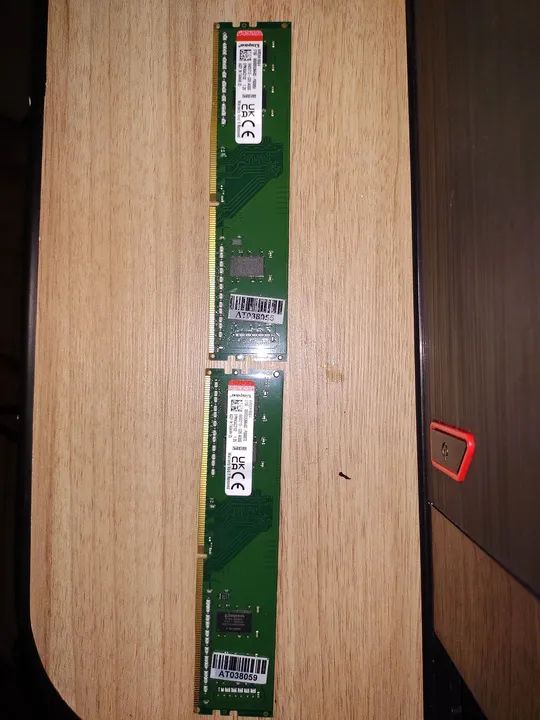 Memória Ram Kingston 8GB DDR4 2666 MHz (2x4)