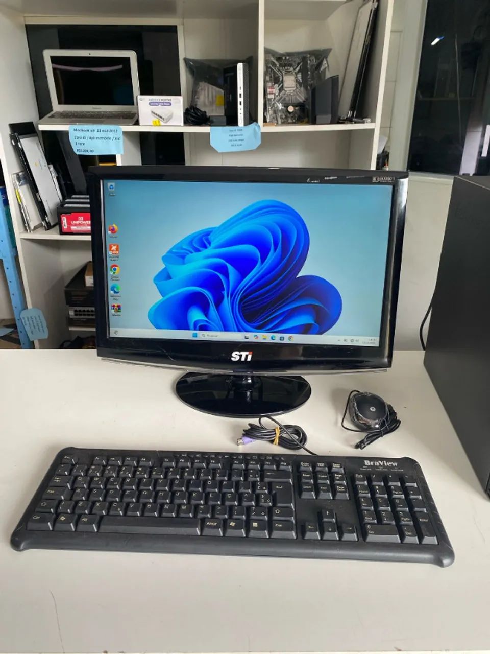 computador completo lenovo core i5 3ªger/8gb mem /320gb hd+ssd 120gb/tela 19  garantia nf - Foto 3