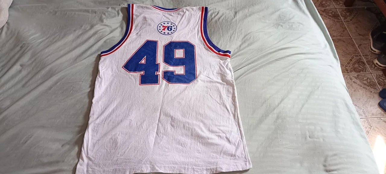 Camisa Regata Sixers #49 - Basquete NBA oficial - Foto 3