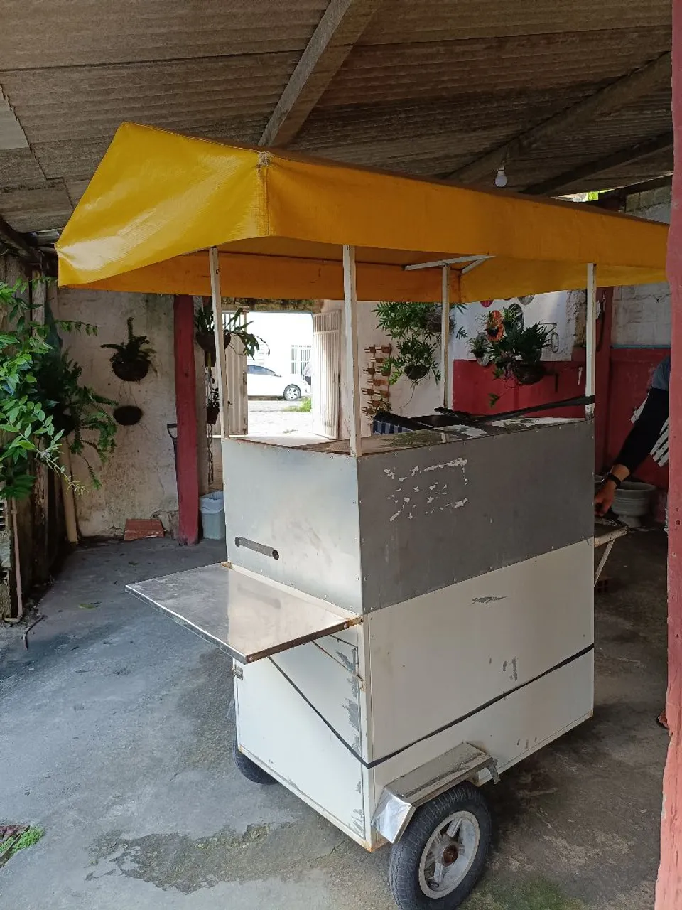Carro de lanche, guaraná ou tapioca 