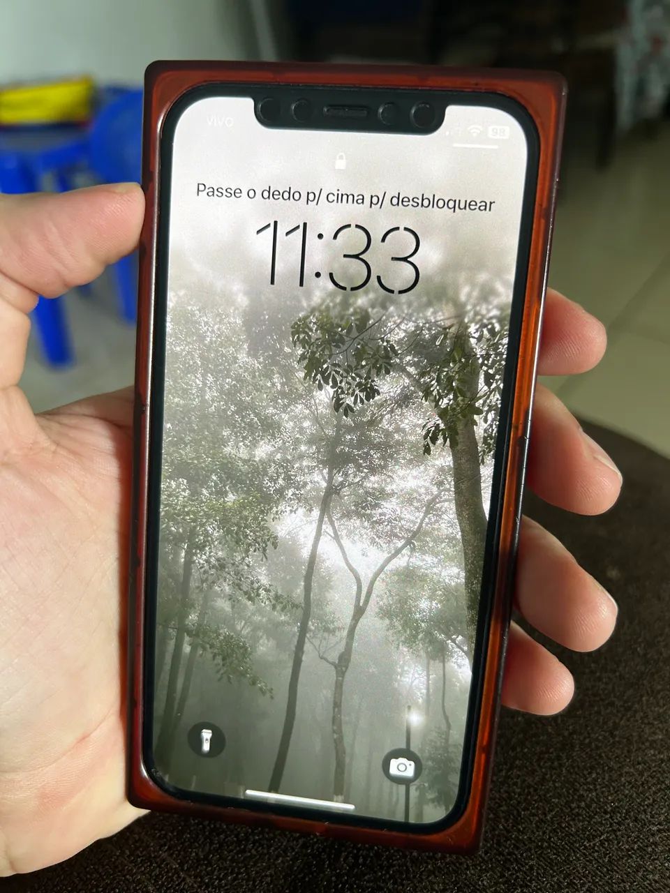 Iphone 12 red 128gb super conservado - Celulares e Smartphones