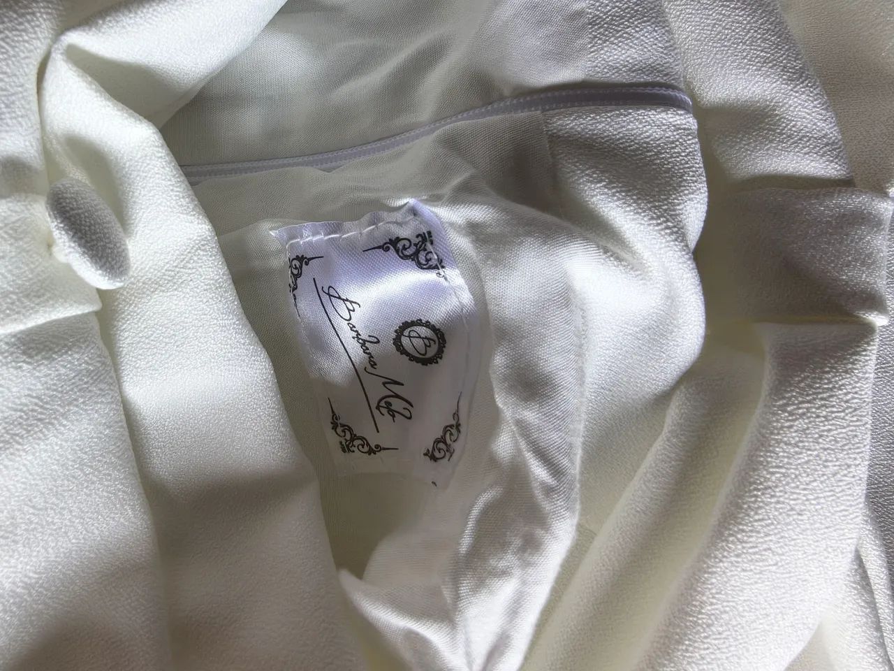 Vestido off white Midi  - Foto 5