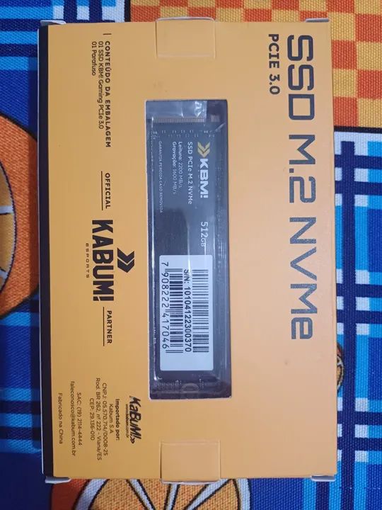 SSD 512GB M.2 NVMe Gaming - PCIe 3.0 - Foto 2