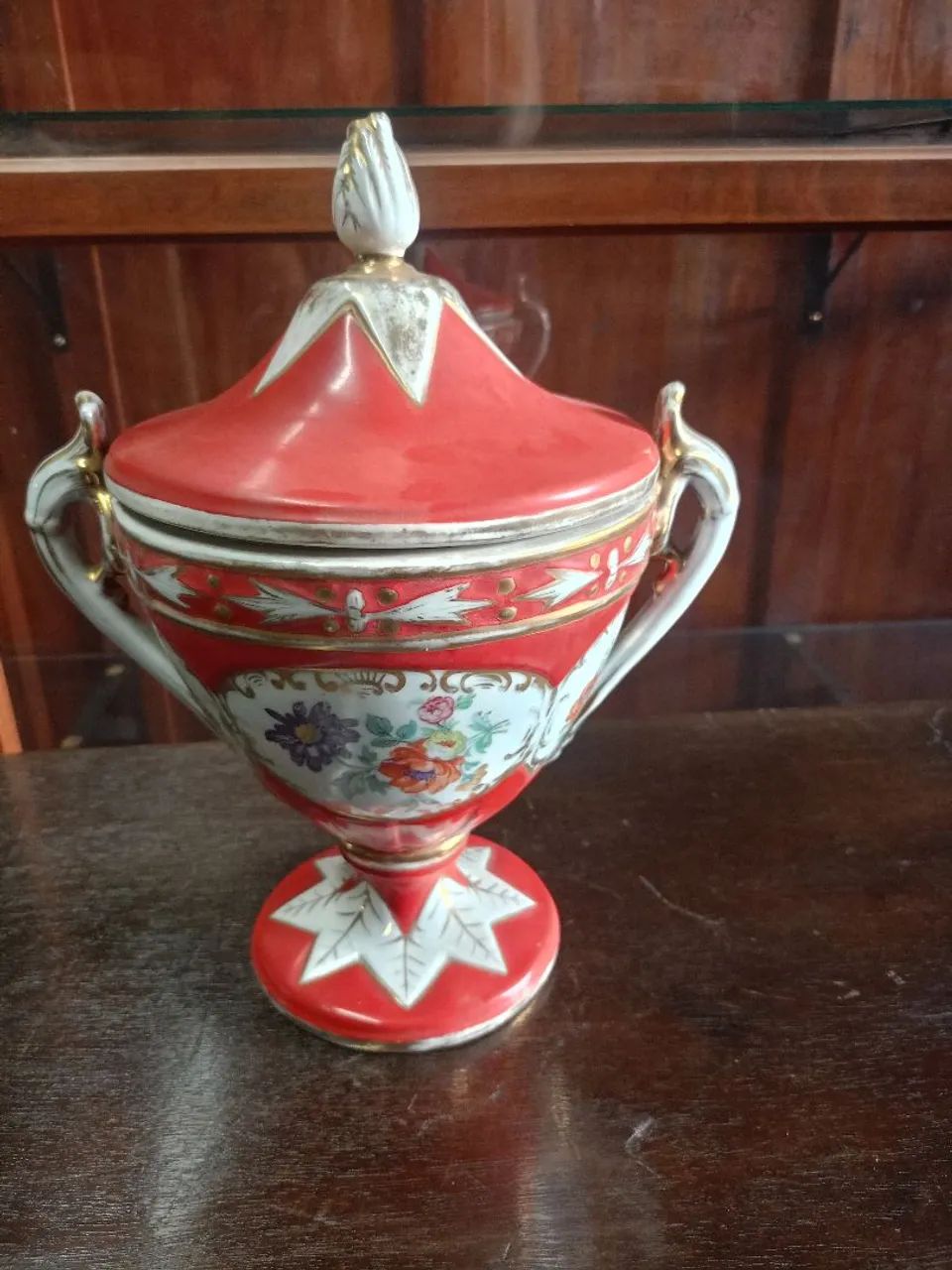Vaso Antigo Decorativo com Tampa - Foto 3
