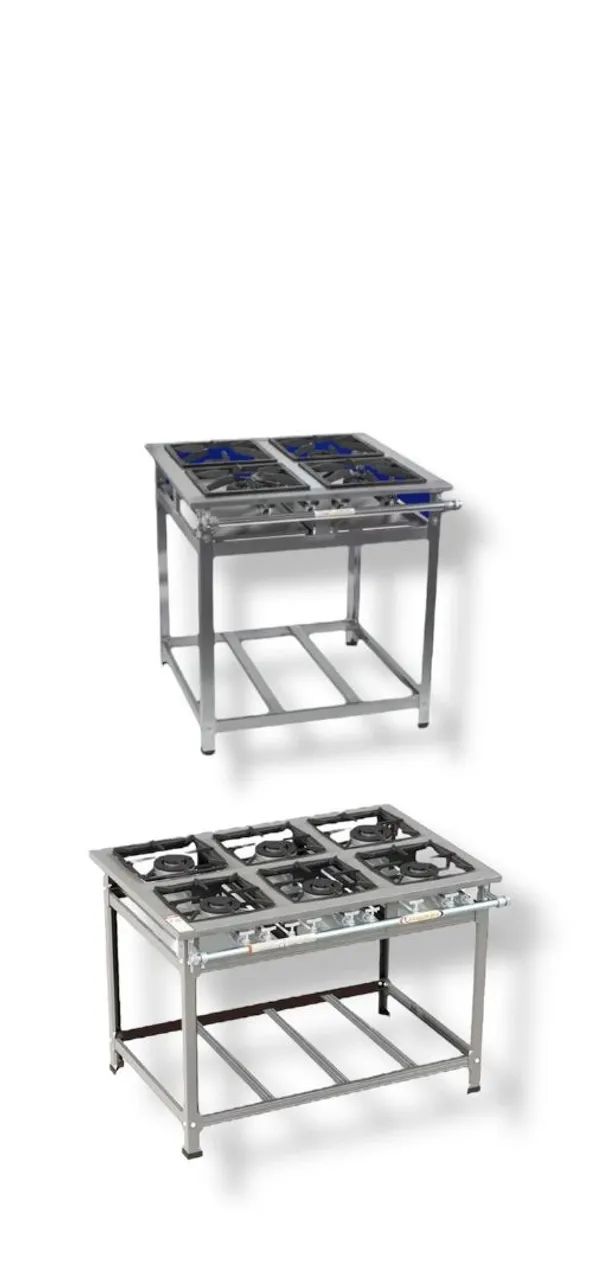 Fogão Industrial a Gás com 6 Queimadores - Ideal para Restaurantes