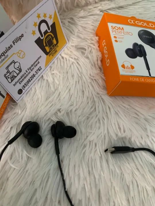 Fone De ouvido Tipo C Novo Imperdível!!! - Foto 3