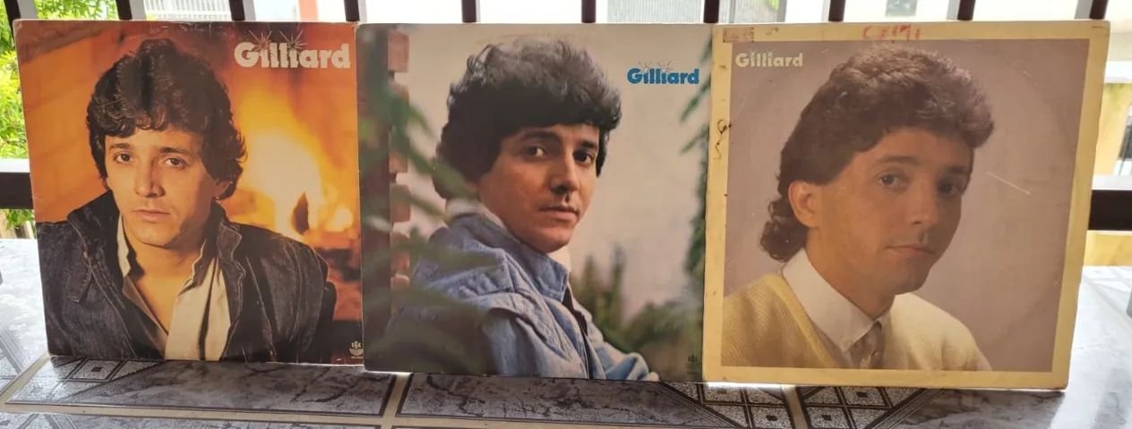 Lps - Gilliard - lite com 03 discos de vinil