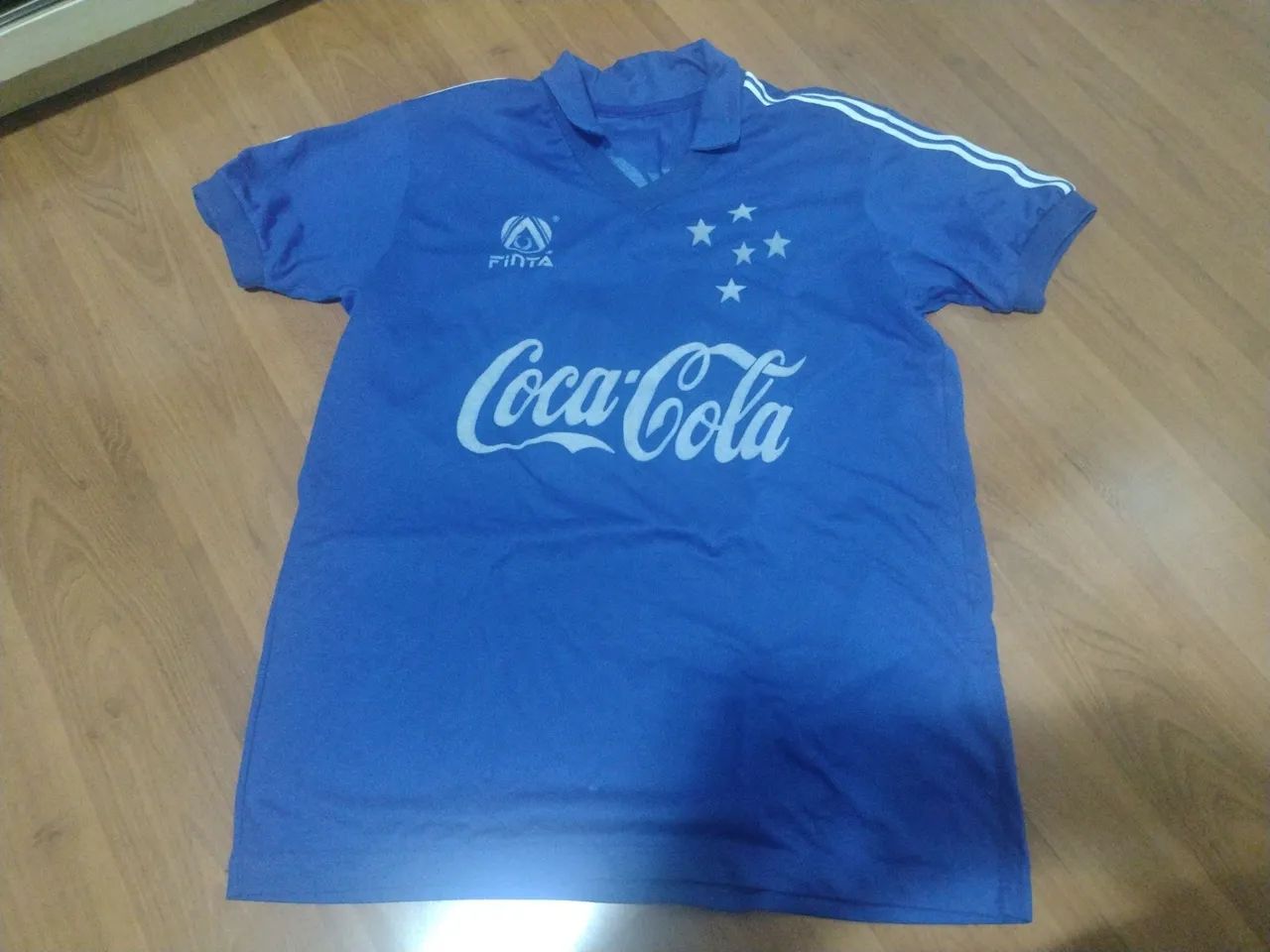 Camisa Cruzeiro Retrô Finta G n°11 em veludo ! 