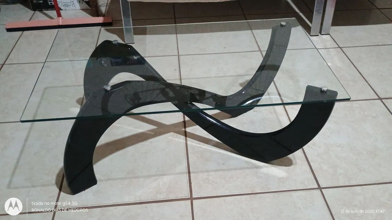 Mesa centro ( vidro 18mm temperado) não envio - Foto 5