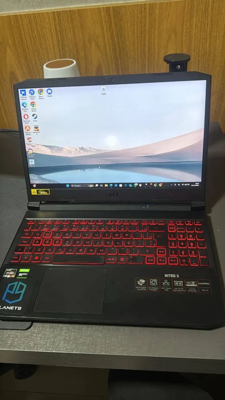 Notebook Gamer Acer Nitro 5 - Ryzen 5 5600H | 24GB RAM | SSD 512GB | Tela 144Hz - Foto 2