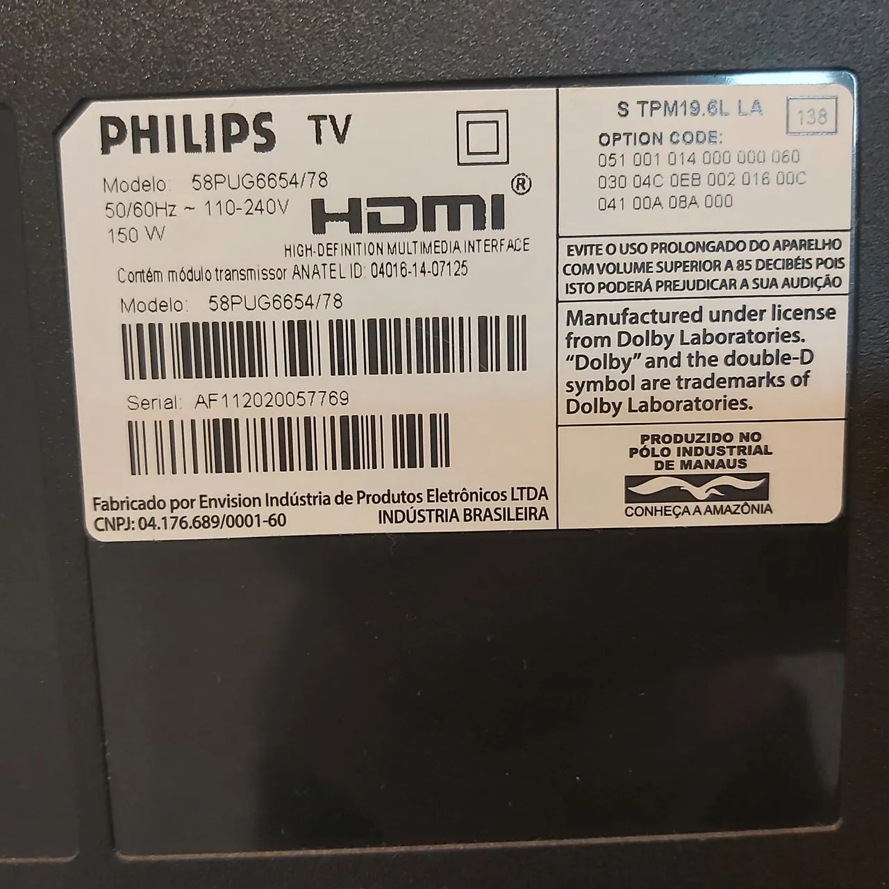 TV com faixas na tela - Foto 2