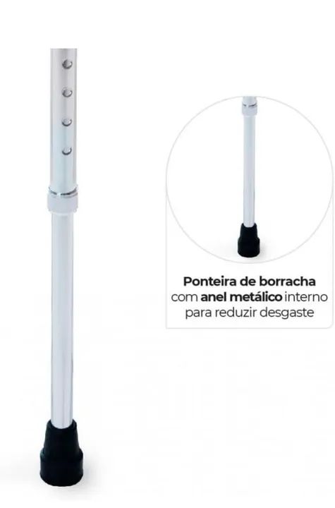 Bengala T Bastão com Altura Regulável D8 Dellamed - NOVA - DISPONÍVEL  - Foto 2