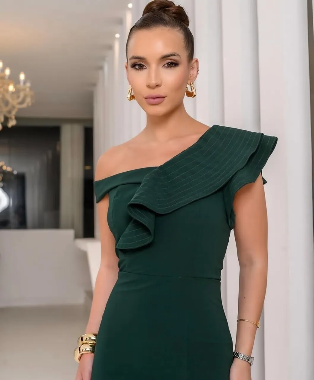 Vestido Verde Elegante