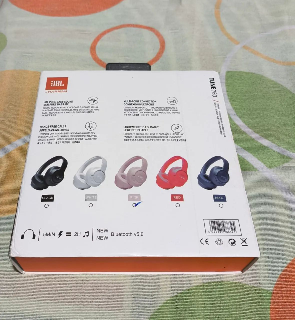 Fone de Ouvido JBL Tune 760 - Rosa - Foto 3