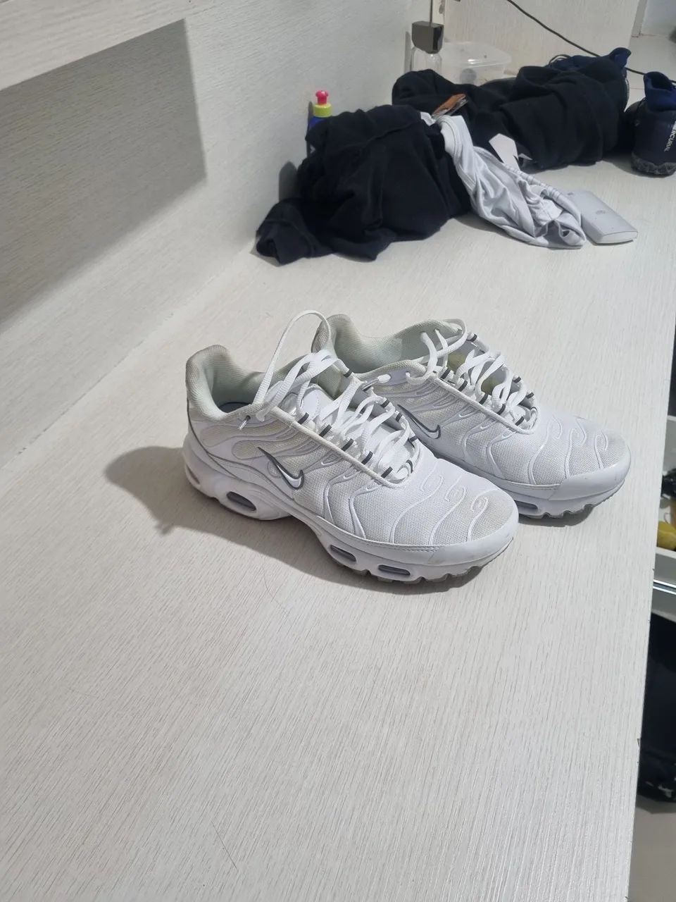 Tenis Air max Plus TN (TRIPLE WHITE) 40