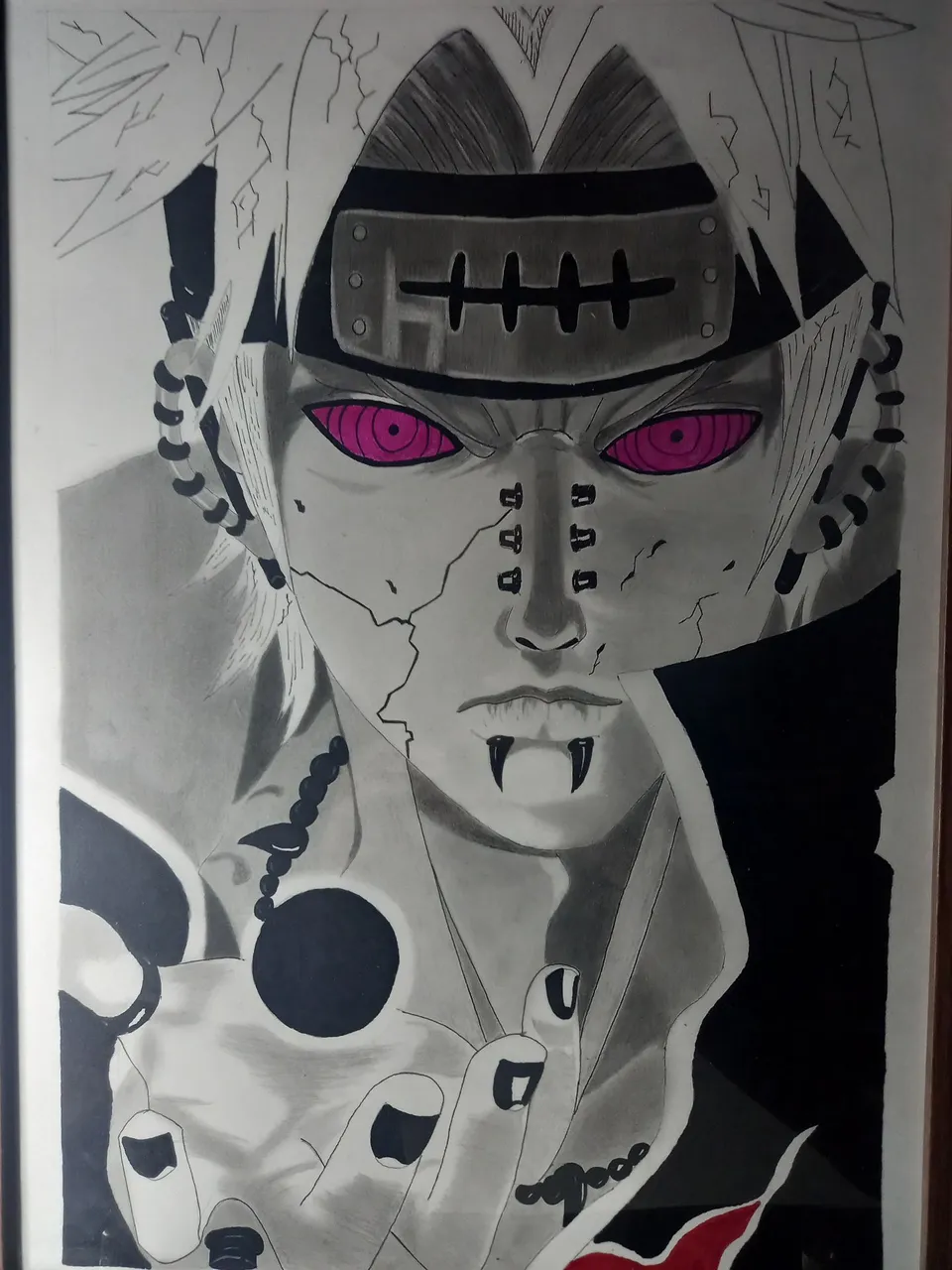 Desenho Pain Naruto - Decoração de Quarto