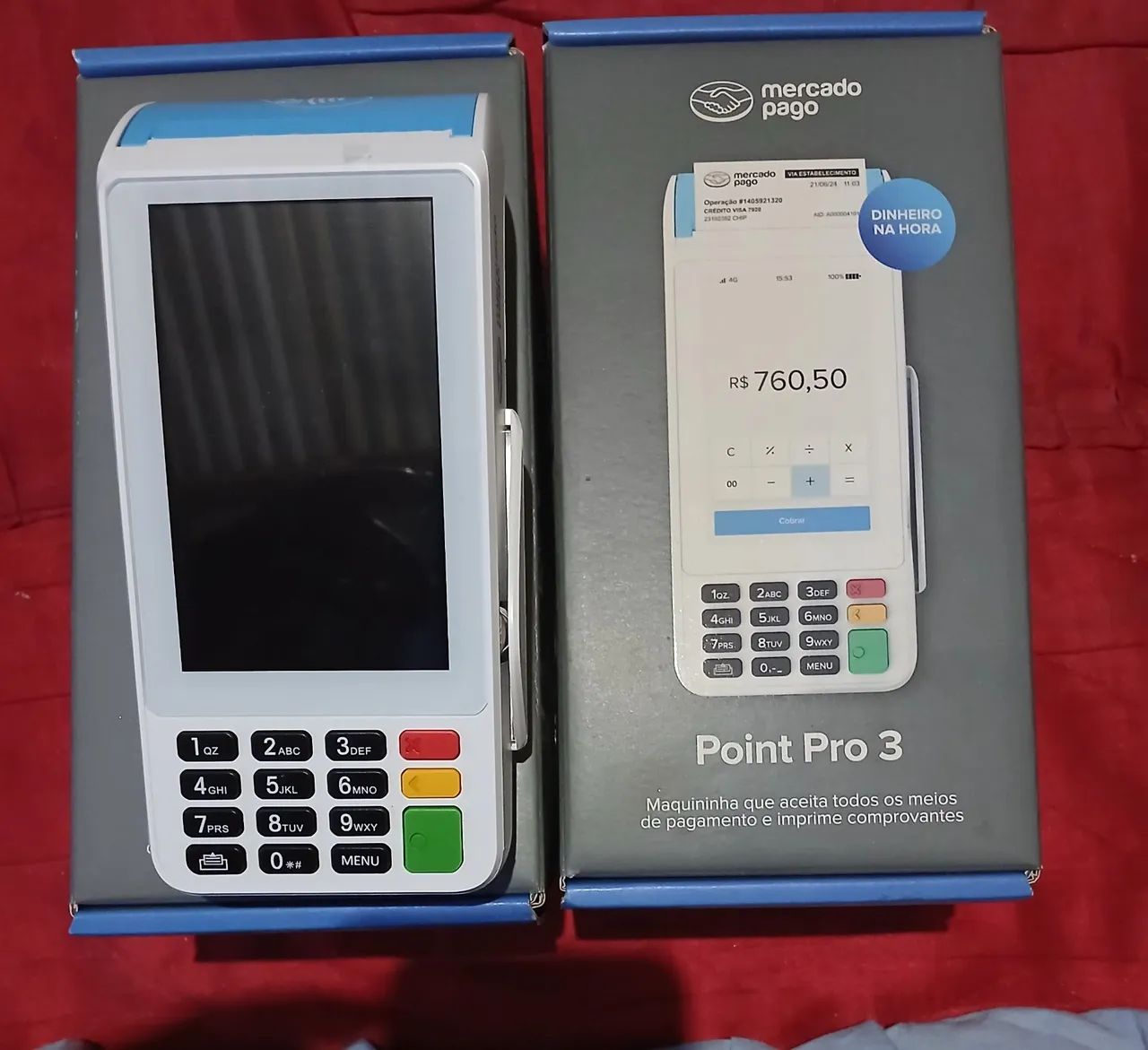 Point Pro 3 Mercado Pago - Maquininha de Cartão - Foto 2