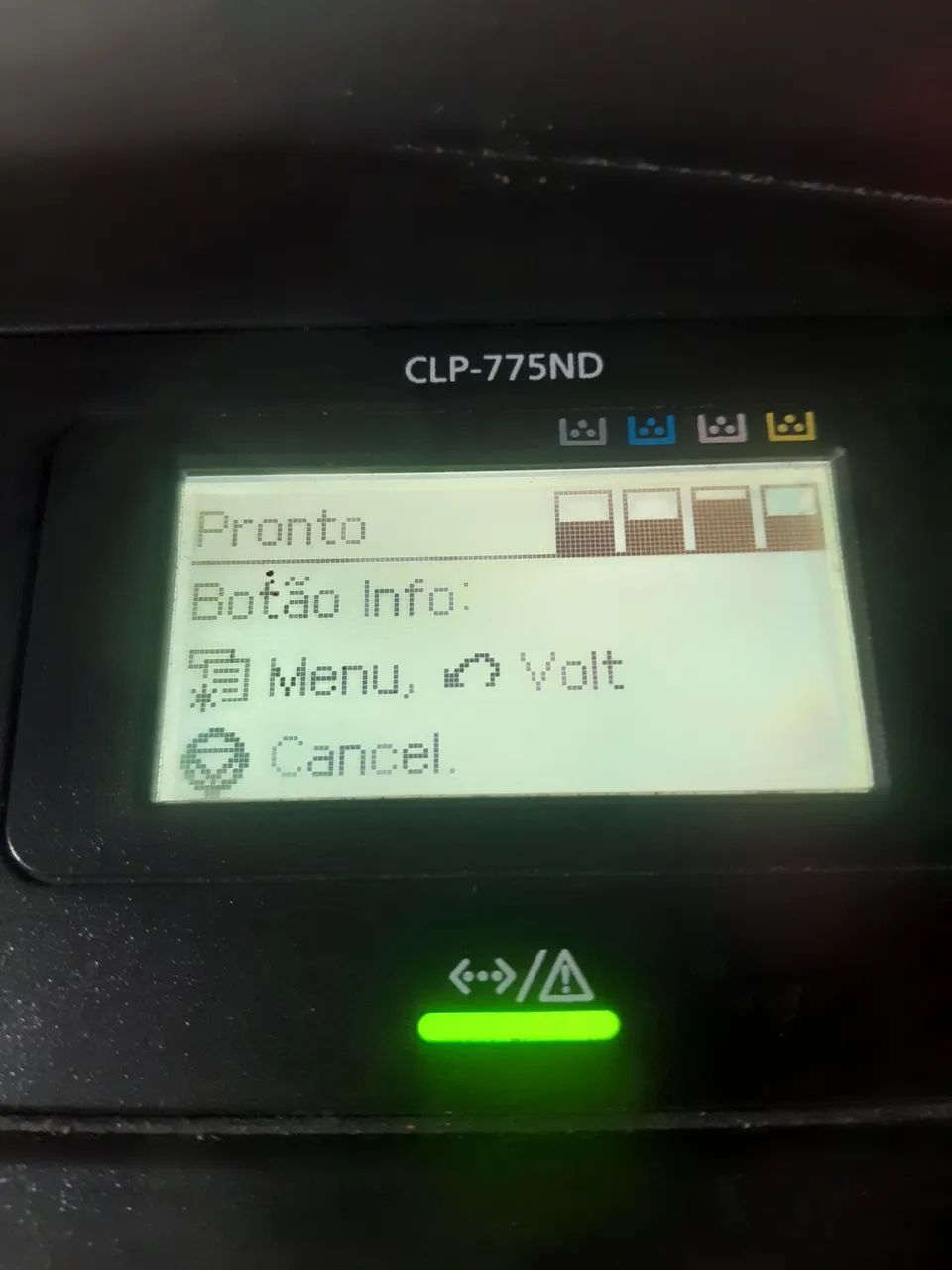 Impressora laser colorida Samsung + transformador de voltagem 5000V - Foto 4