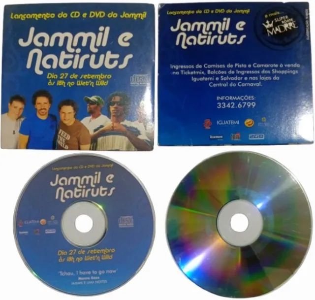 DVD Musical Jammil e Natiruts Antigo - Foto 2