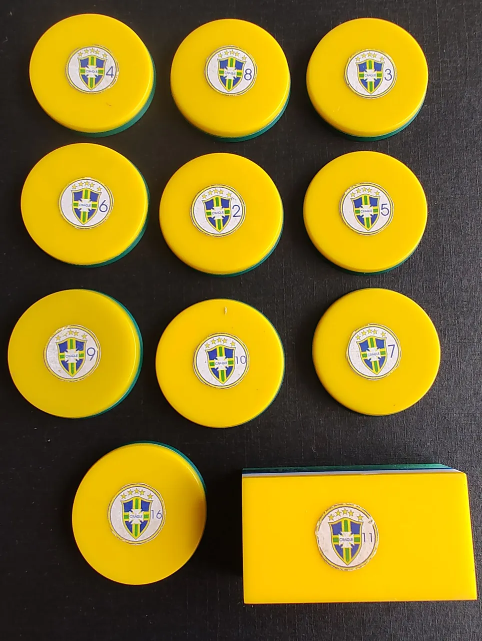Brasil 40mm- Futebol de botão -Colecionáveis