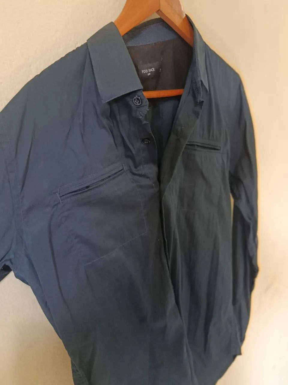 Camisa Azul Escura Pool Black