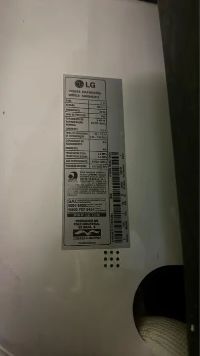 Ar LG dual inverter 22000 btu  - Foto 3