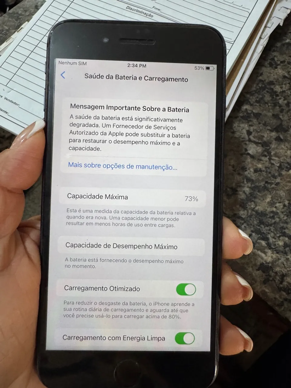 iPhone 8 PLUS semi novo