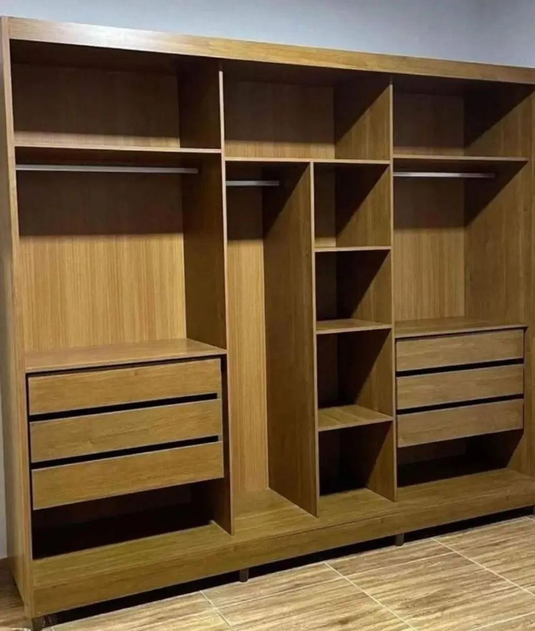 GUARDA ROUPA CASAL EM MDF, PORTA DE CORRER, 2.70 COMPRIMENTO - Foto 2