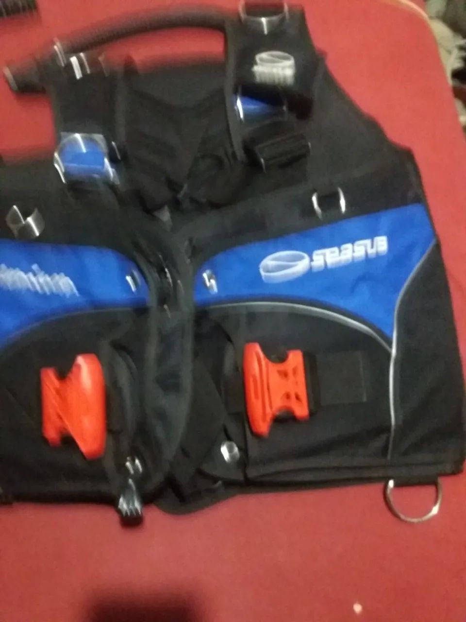 colete flutuador para mergulho com regulador 