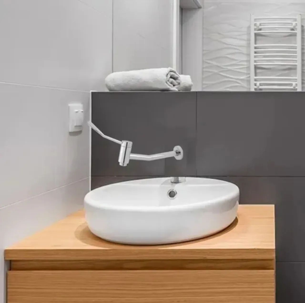 Torneira Clínica inox NOVA NA EMBALAGEM Dentista Hospital PCD Luxo 1/4 volta+BRINDE - Foto 2