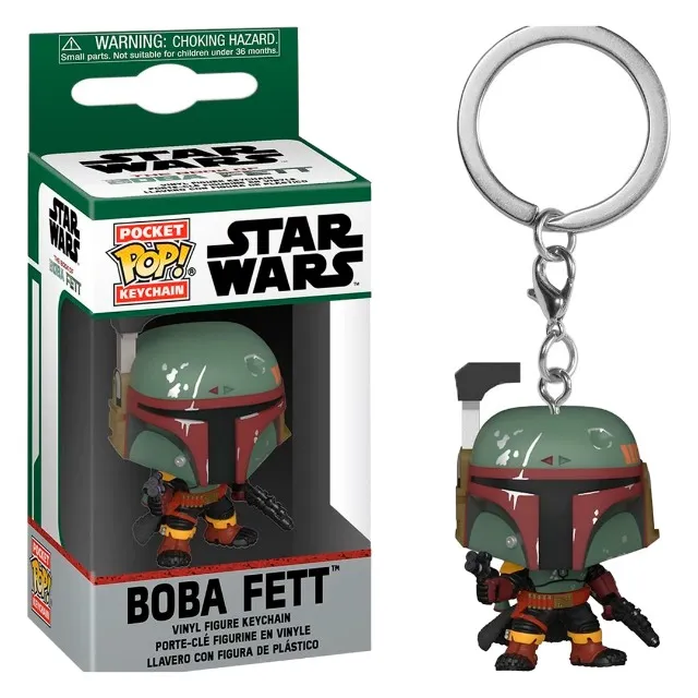 Chaveiro Funko POP Pocket Star Wars Boba Fett | Coloque Em Sua Mochila! - Entregamos!