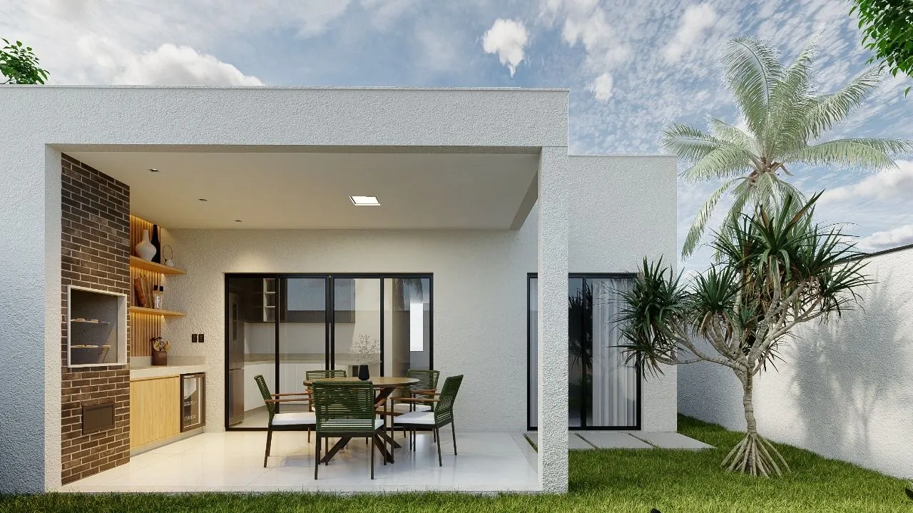 Casa moderna à venda Cond. Gran Paraíso em construção 
