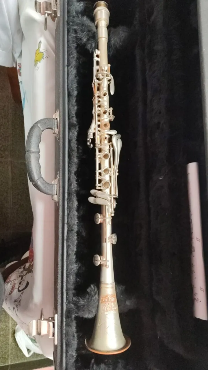 Clarinete Vintage Collegiate de Metal - Fabricado pela Holton