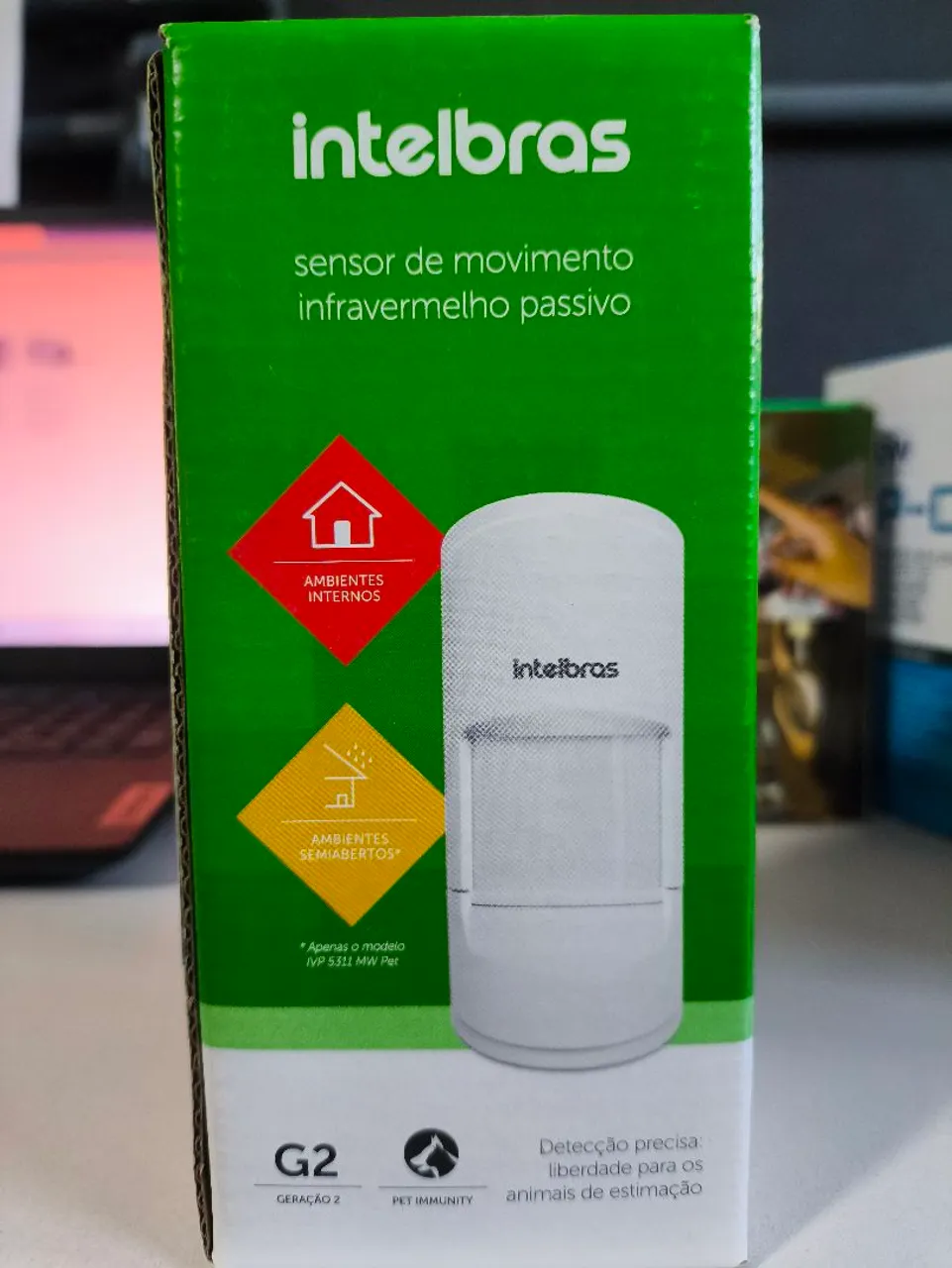 Sensor de Movimento Infravermelho Intelbras - G2