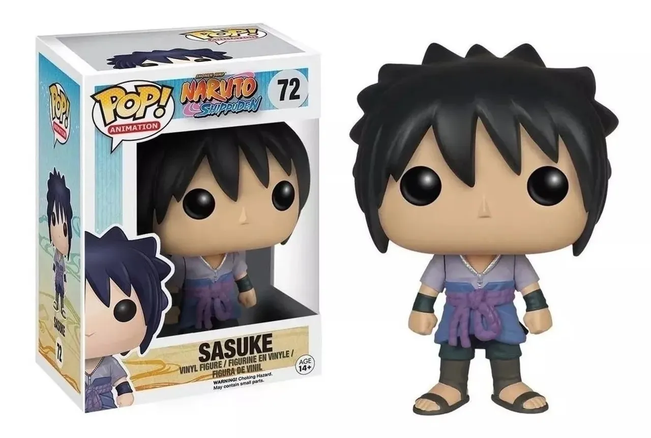 Boneco Funko Pop Naruto Shippuden Sasuke