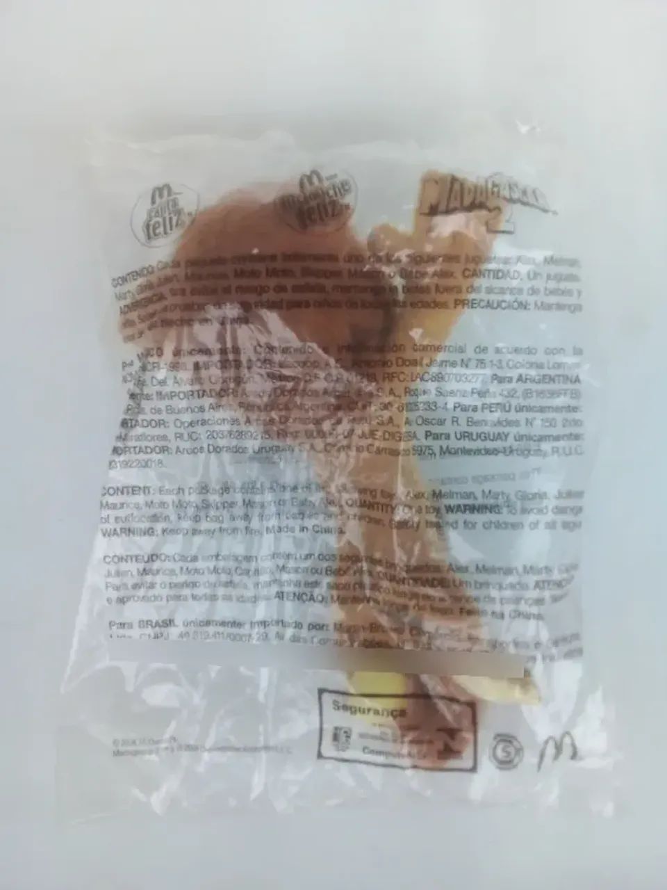 Promocional Mcdonald's Lacrado Madagascar 2 Alex 2008 - Foto 2