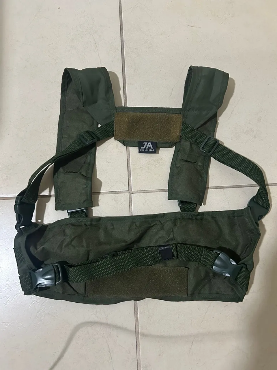 Chest Rig JA Rio Militar Verde-oliva Semi-Novo