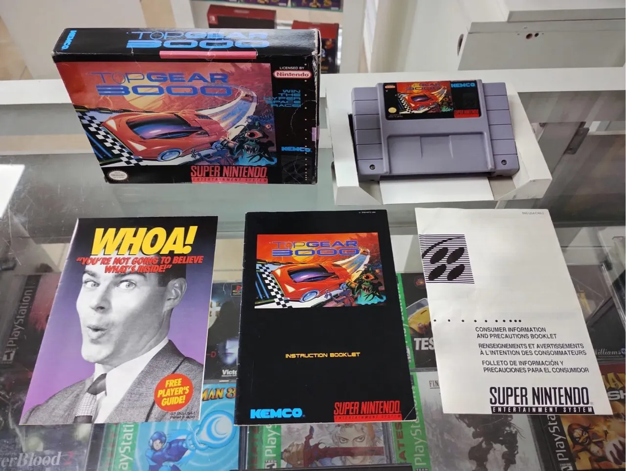 Top Gear 3000 - Super Nintendo (SNES) - Completo