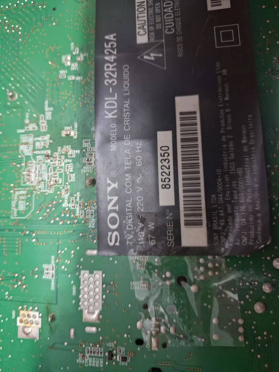 Placa Principal TV Sony KDL-32R425A