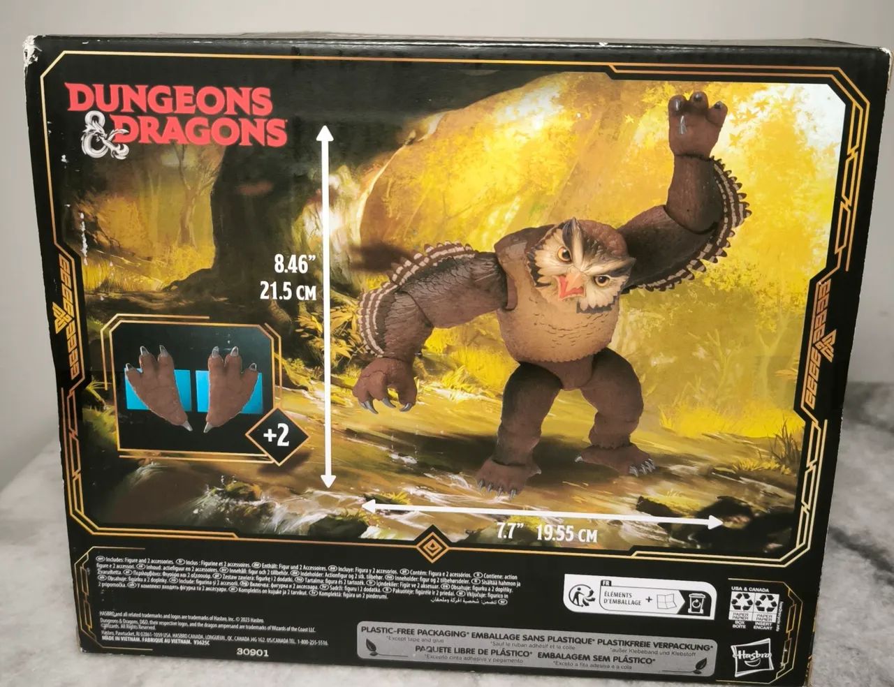 Dungeons & Dragons Owlbear Golden Archive hasbro original lacrado - Foto 3