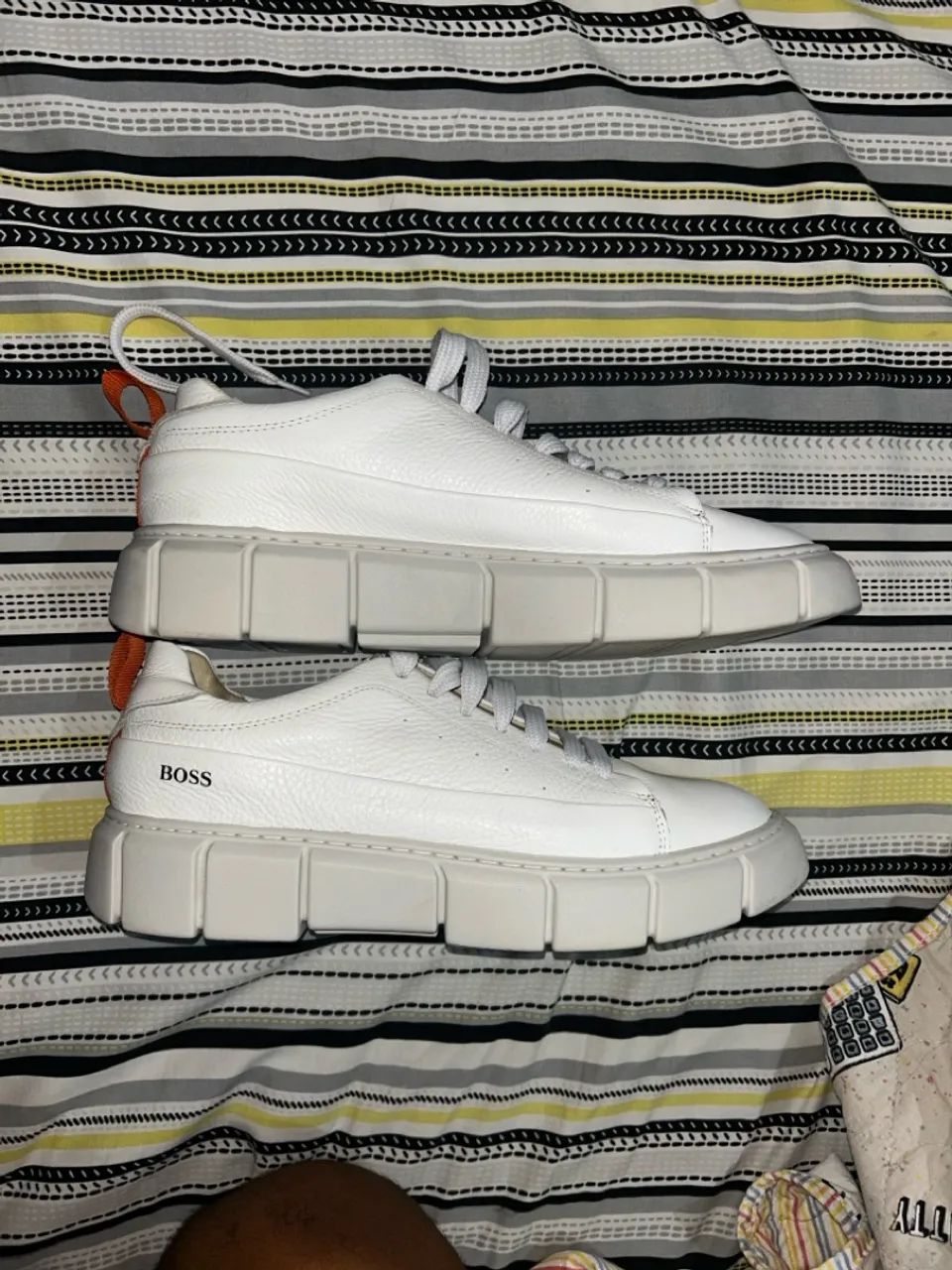 Tênis Casual Masculino Hugo Boss (couro legítimo)