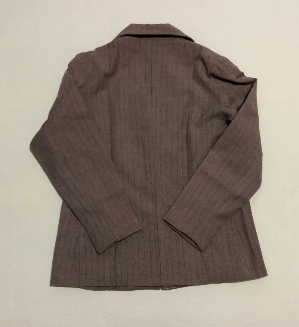 Blaser de lã feminino G - Foto 3