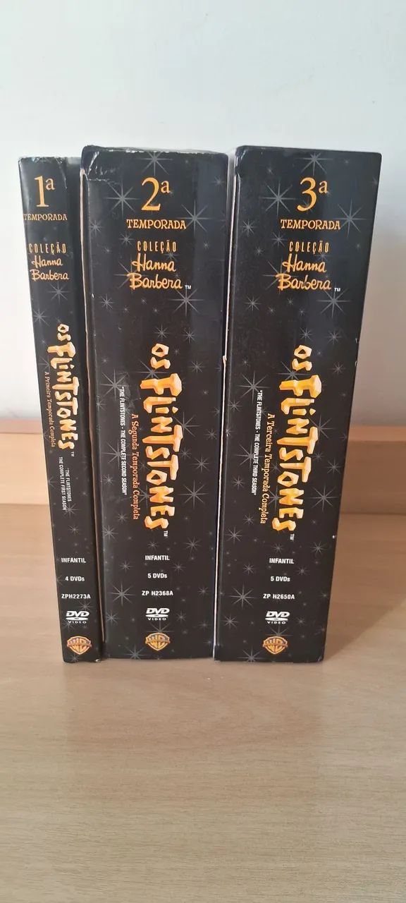 Coleção Os Flintstones - 1ª, 2ª e 3ª Temporada - DVD
