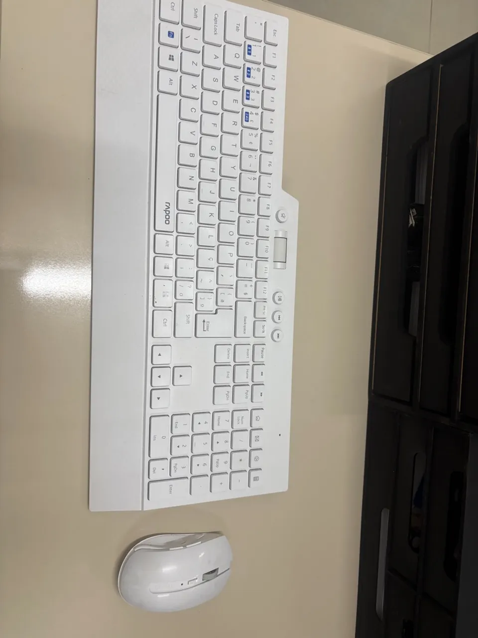 Teclado e Mouse Wireless Rapoo