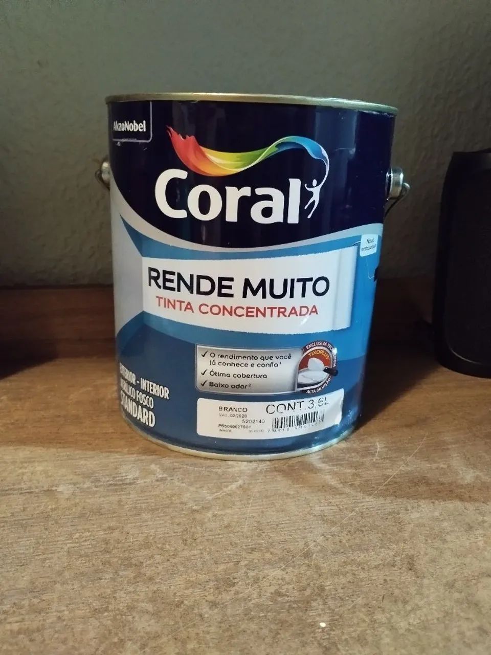 Galão de tinta lacrado novo