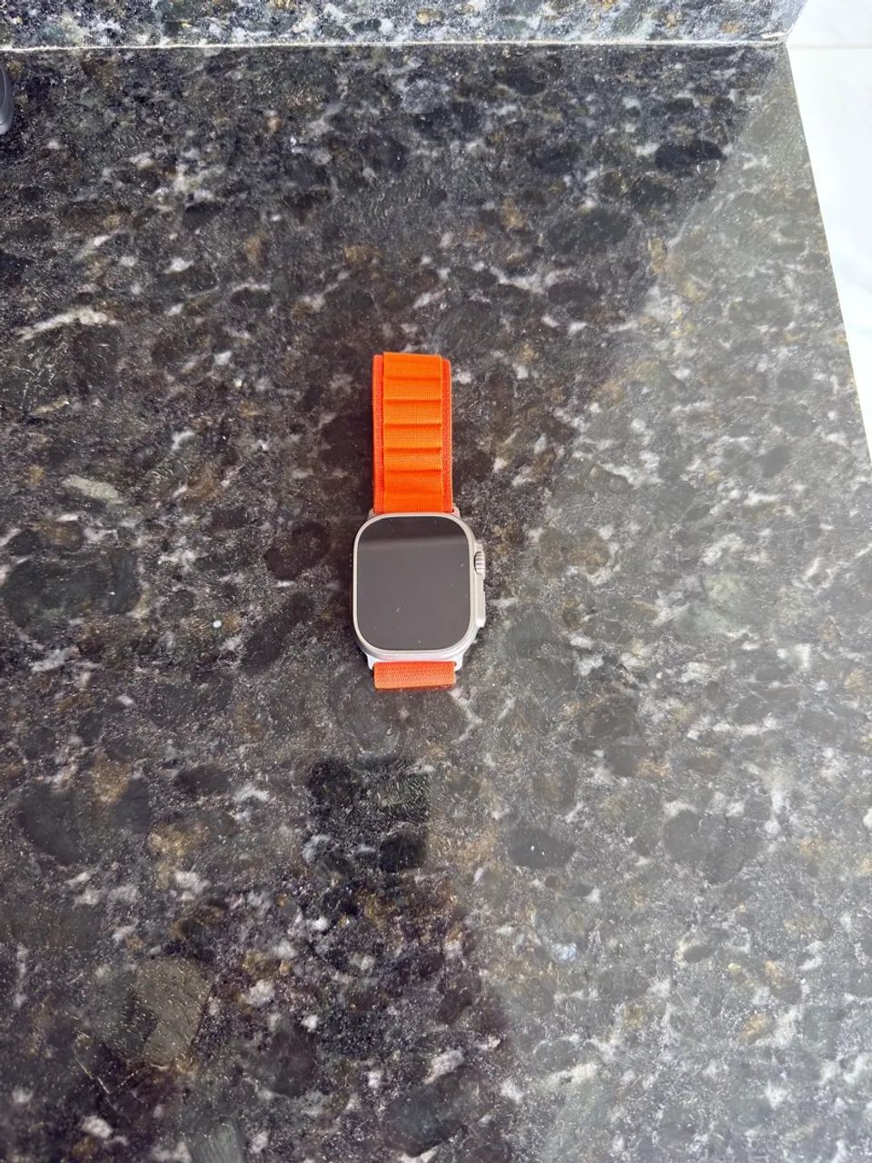 Apple Watch Ultra com Pulseira Ocean Laranja - Foto 3