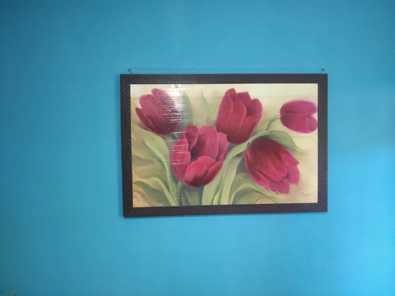 Quadro de Tulipas Vermelhas